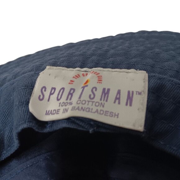 Vintage 90s Jars Of Clay Adult Small Bucket Hat Blue Canvas Christian Band - Picture 7 of 8